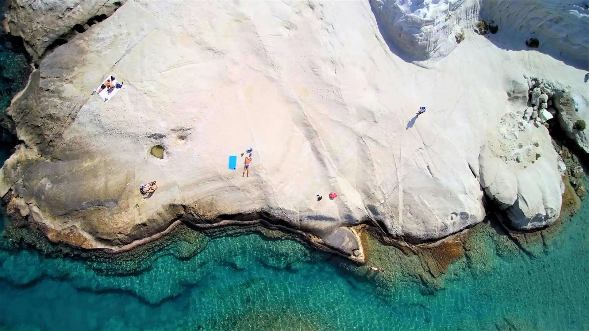 Milos coastline
